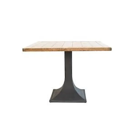 Jack Dining Table Antique Iron Base / Antique Natural Top